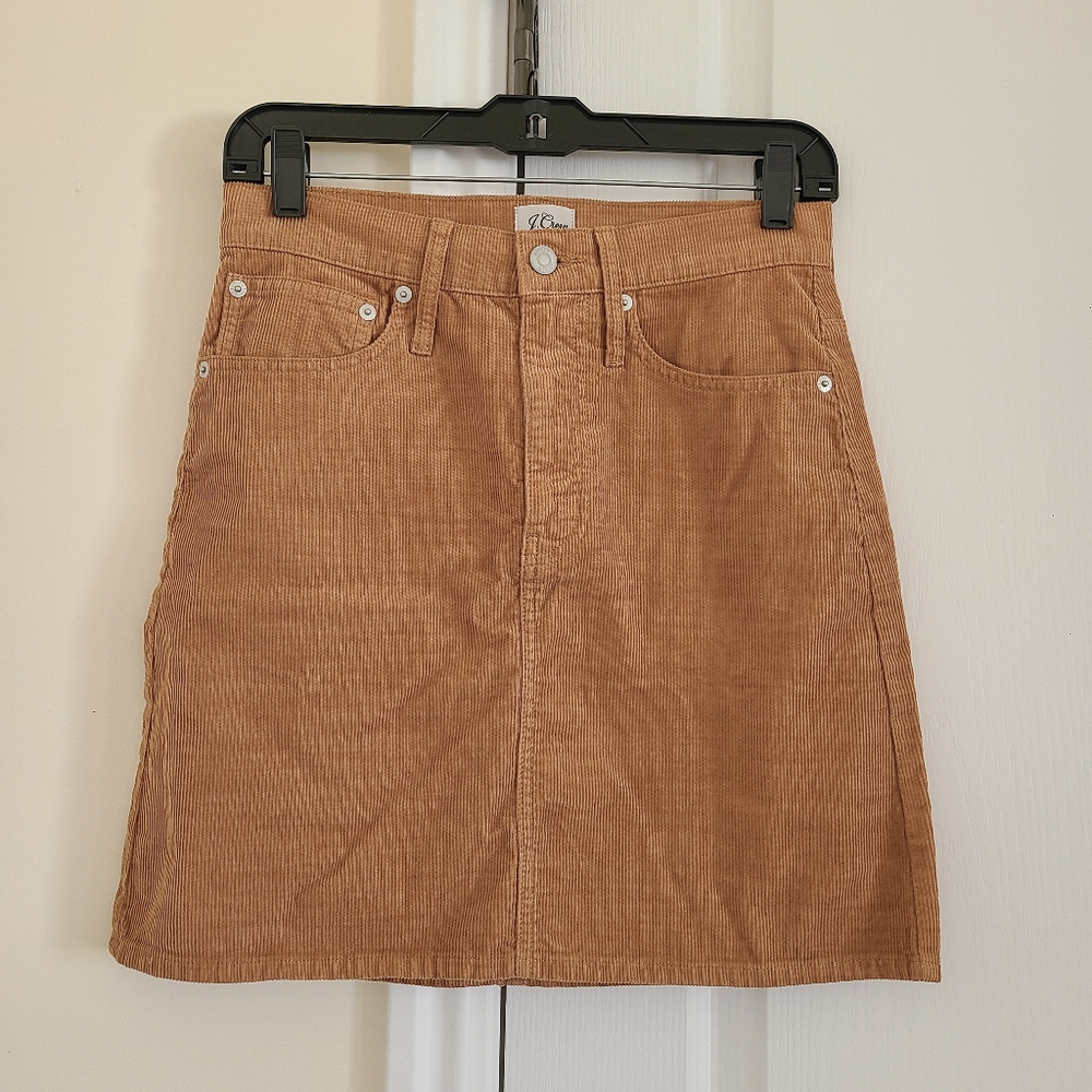 J.Crew Mini Skirt in Corduroy